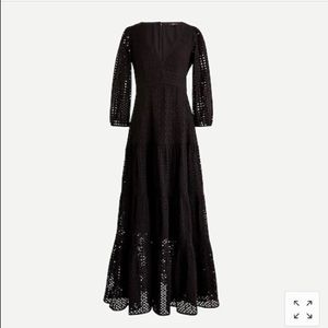 J crew Tiered Eyelet Maxi Dress